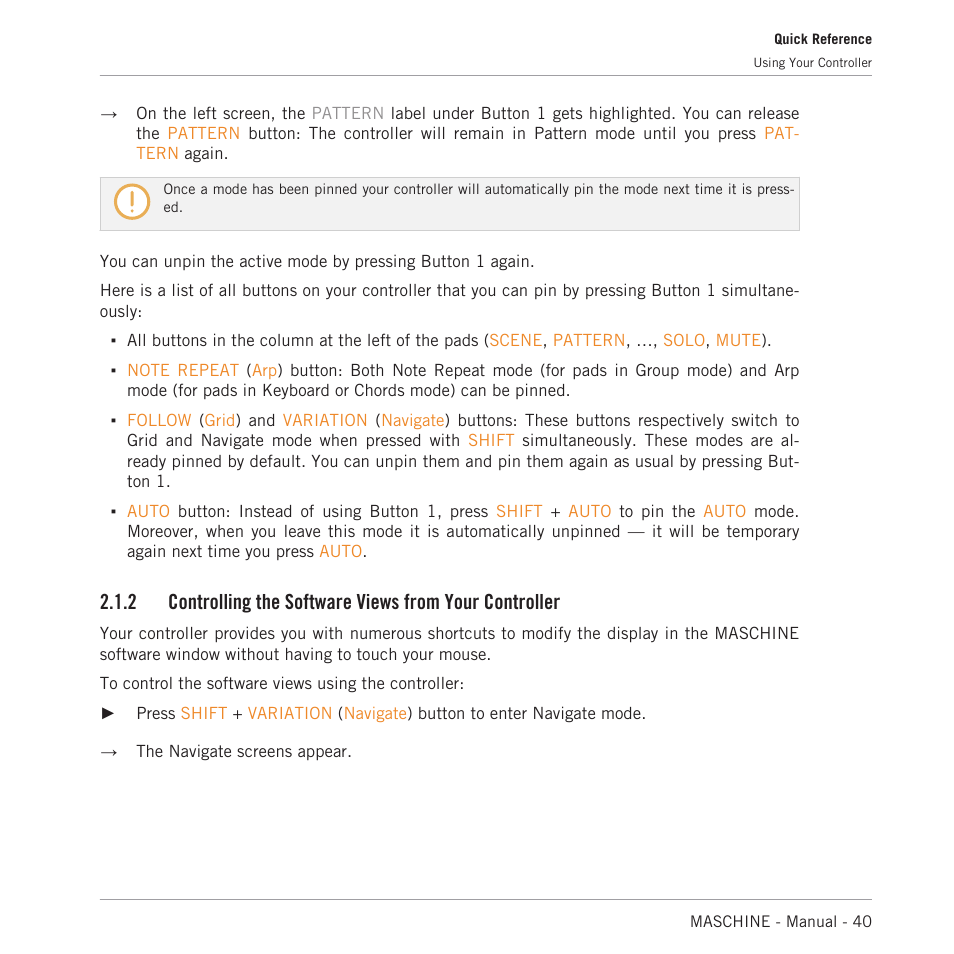 Native Instruments MASCHINE MK3 Groove Production Studio (Black) User Manual | Page 40 / 976