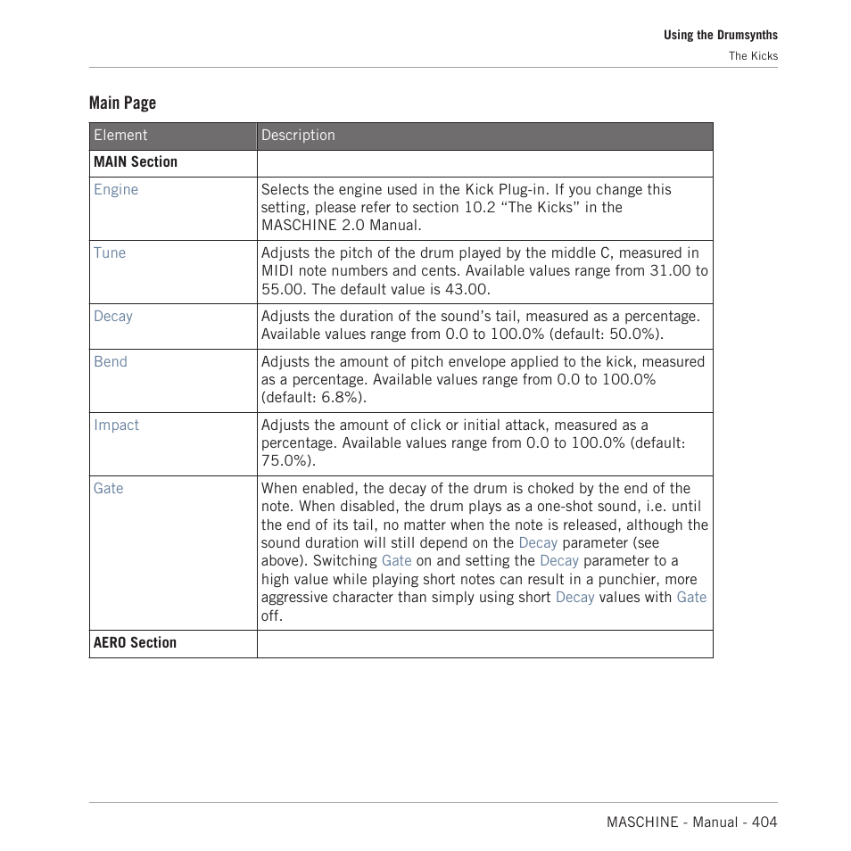 Main page | Native Instruments MASCHINE MK3 Groove Production Studio (Black) User Manual | Page 404 / 976