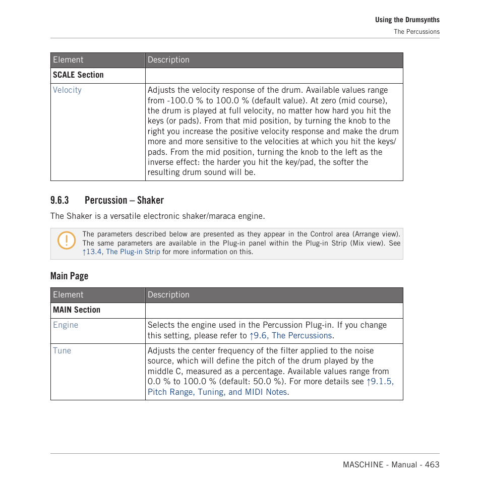 Percussion – shaker, 3, percussion – shaker, 3 percussion – shaker | Main page | Native Instruments MASCHINE MK3 Groove Production Studio (Black) User Manual | Page 463 / 976