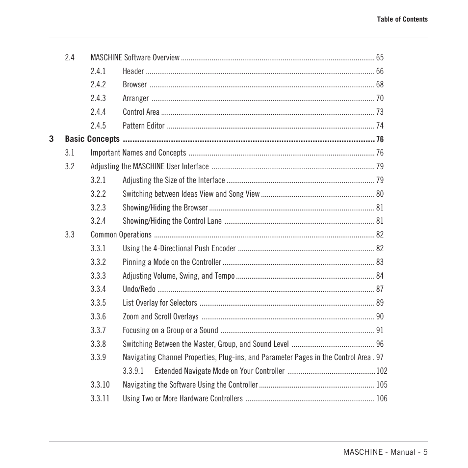 Native Instruments MASCHINE MK3 Groove Production Studio (Black) User Manual | Page 5 / 976