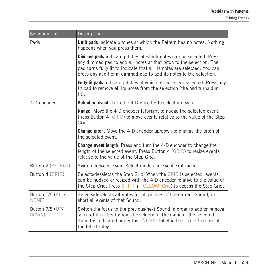 Native Instruments MASCHINE MK3 Groove Production Studio (Black) User Manual | Page 524 / 976