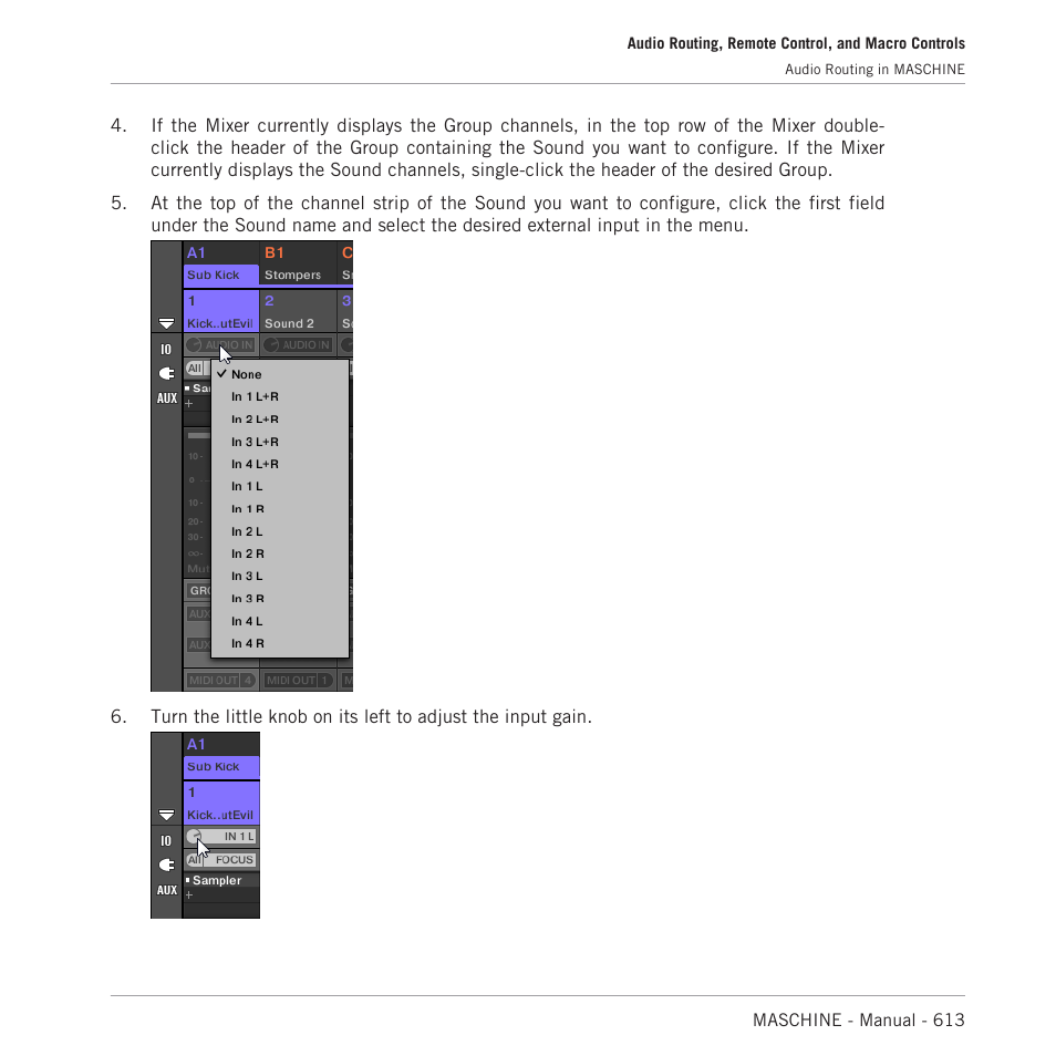 Native Instruments MASCHINE MK3 Groove Production Studio (Black) User Manual | Page 613 / 976