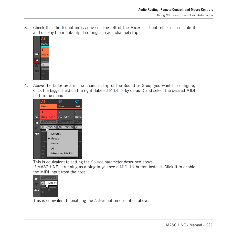 Native Instruments MASCHINE MK3 Groove Production Studio (Black) User Manual | Page 621 / 976