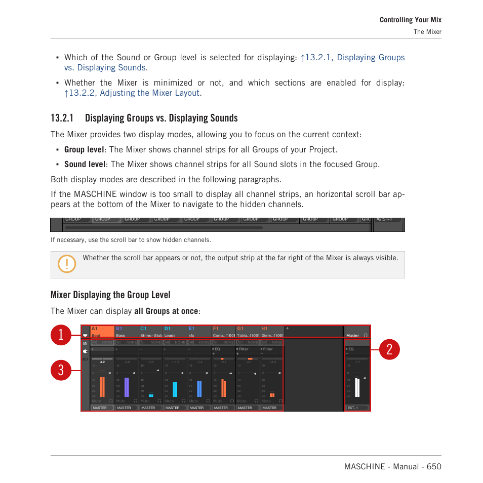 Displaying groups vs. displaying sounds | Native Instruments MASCHINE MK3 Groove Production Studio (Black) User Manual | Page 650 / 976
