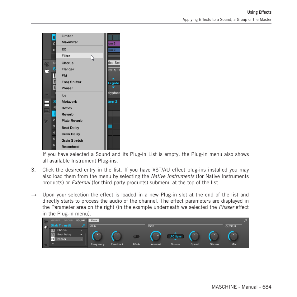 Native Instruments MASCHINE MK3 Groove Production Studio (Black) User Manual | Page 684 / 976