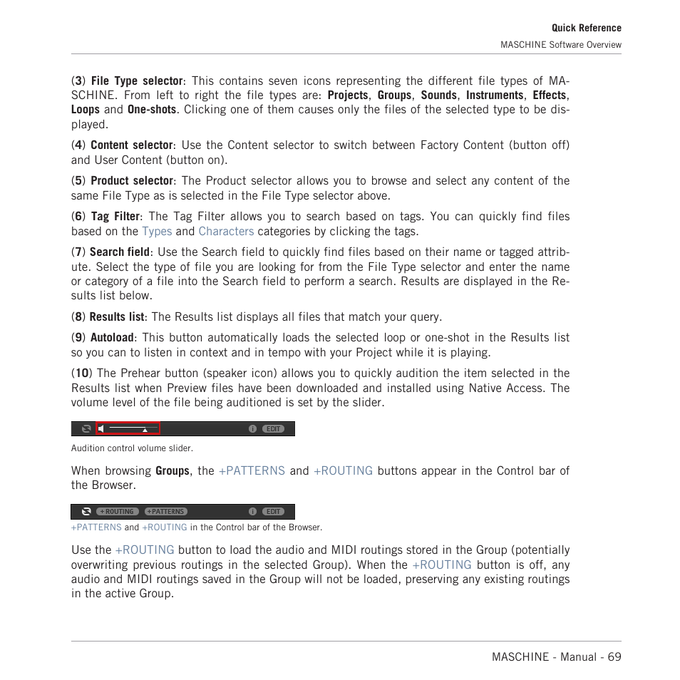 Native Instruments MASCHINE MK3 Groove Production Studio (Black) User Manual | Page 69 / 976