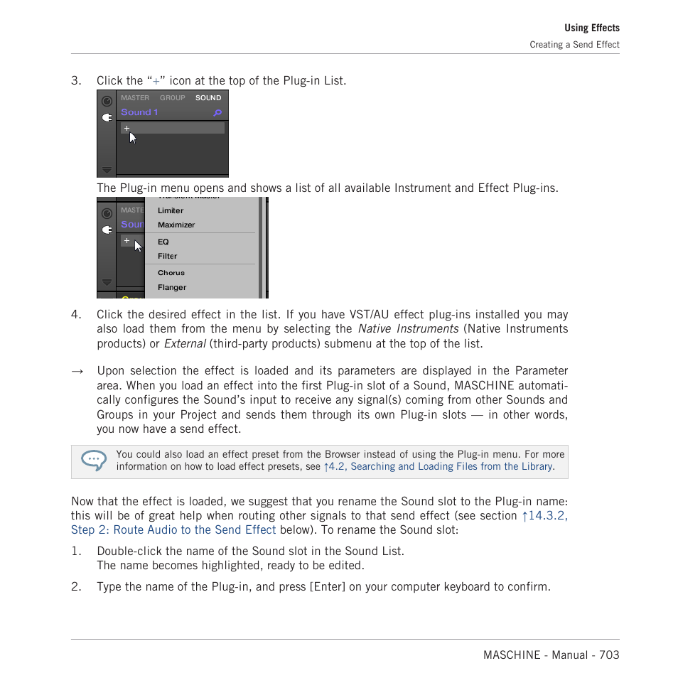 Native Instruments MASCHINE MK3 Groove Production Studio (Black) User Manual | Page 703 / 976