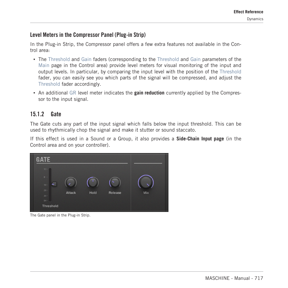 Gate, 2 gate | Native Instruments MASCHINE MK3 Groove Production Studio (Black) User Manual | Page 717 / 976