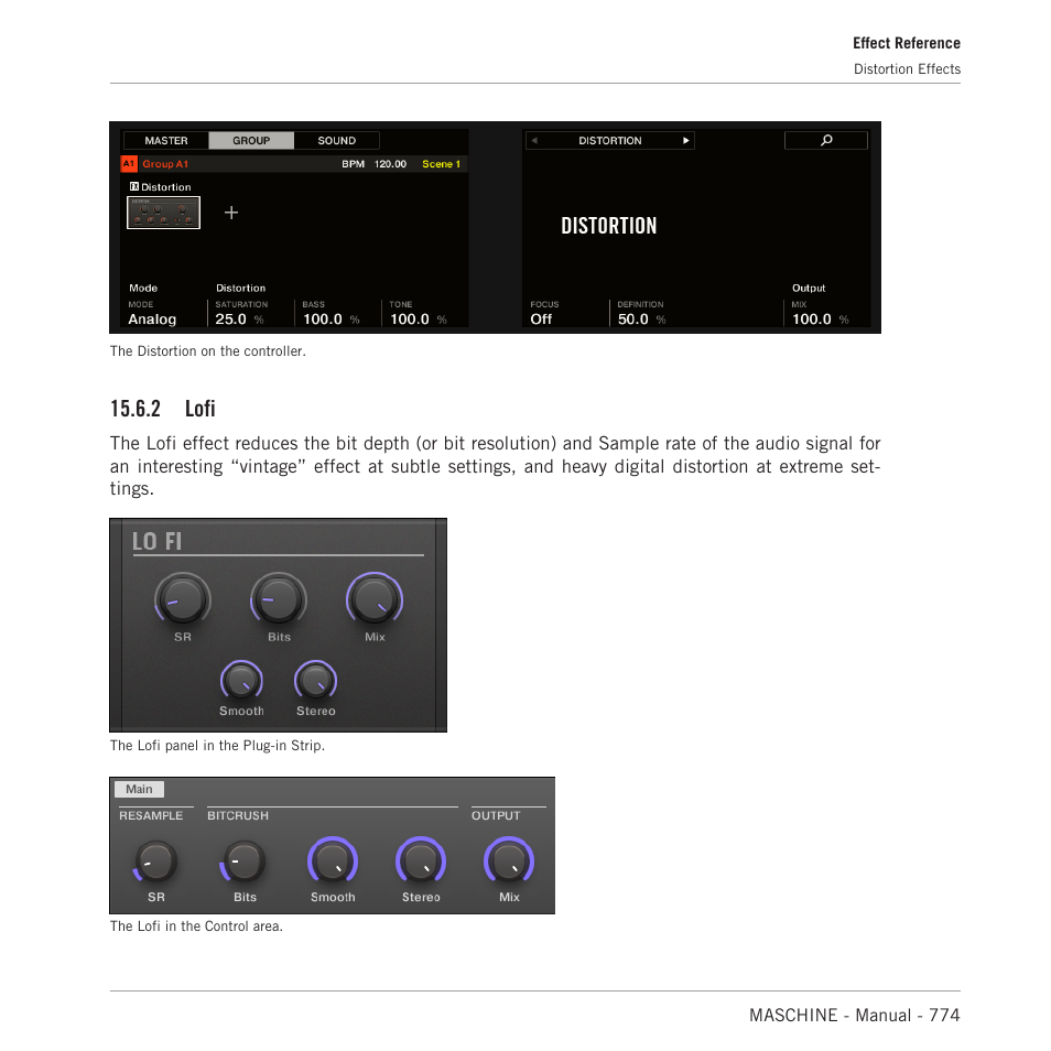 Lofi, 2 lofi | Native Instruments MASCHINE MK3 Groove Production Studio (Black) User Manual | Page 774 / 976