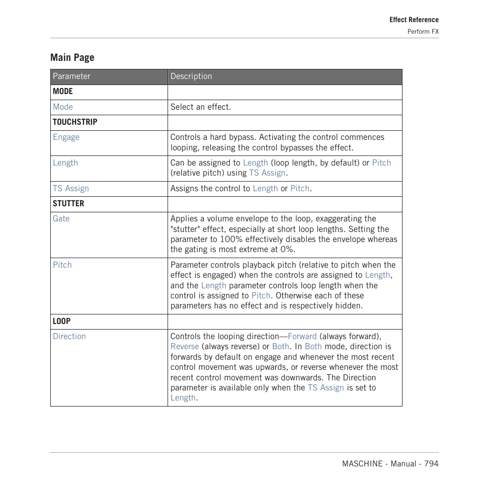 Main page | Native Instruments MASCHINE MK3 Groove Production Studio (Black) User Manual | Page 794 / 976