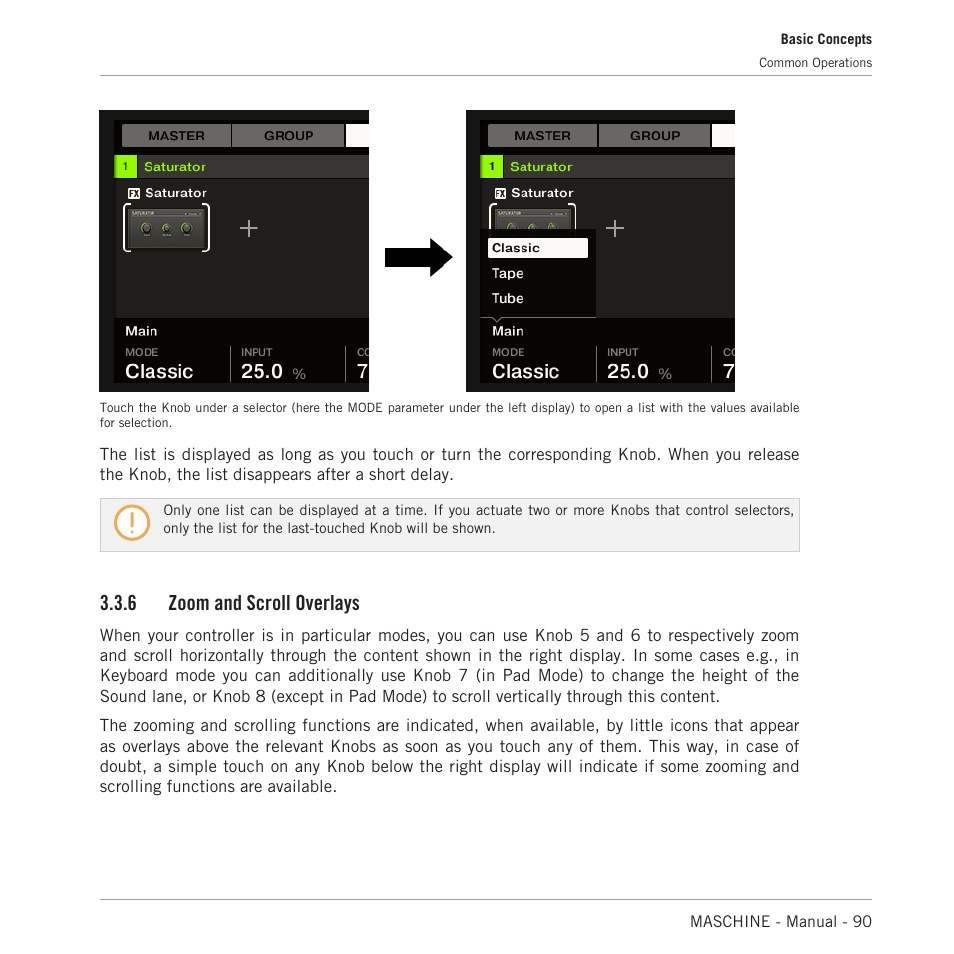 Zoom and scroll overlays, 6 zoom and scroll overlays | Native Instruments MASCHINE MK3 Groove Production Studio (Black) User Manual | Page 90 / 976