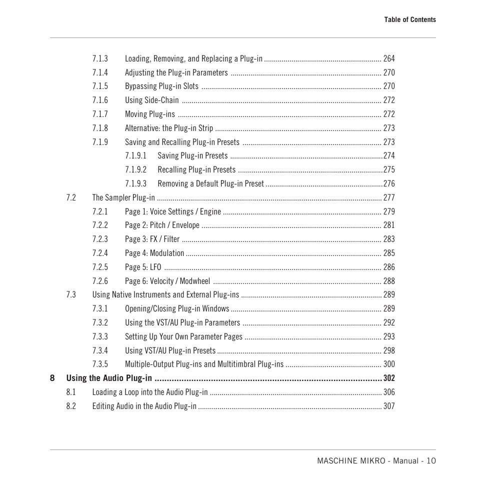Native Instruments MASCHINE MIKRO MK3 Groove Production Studio (Black) User Manual | Page 10 / 807