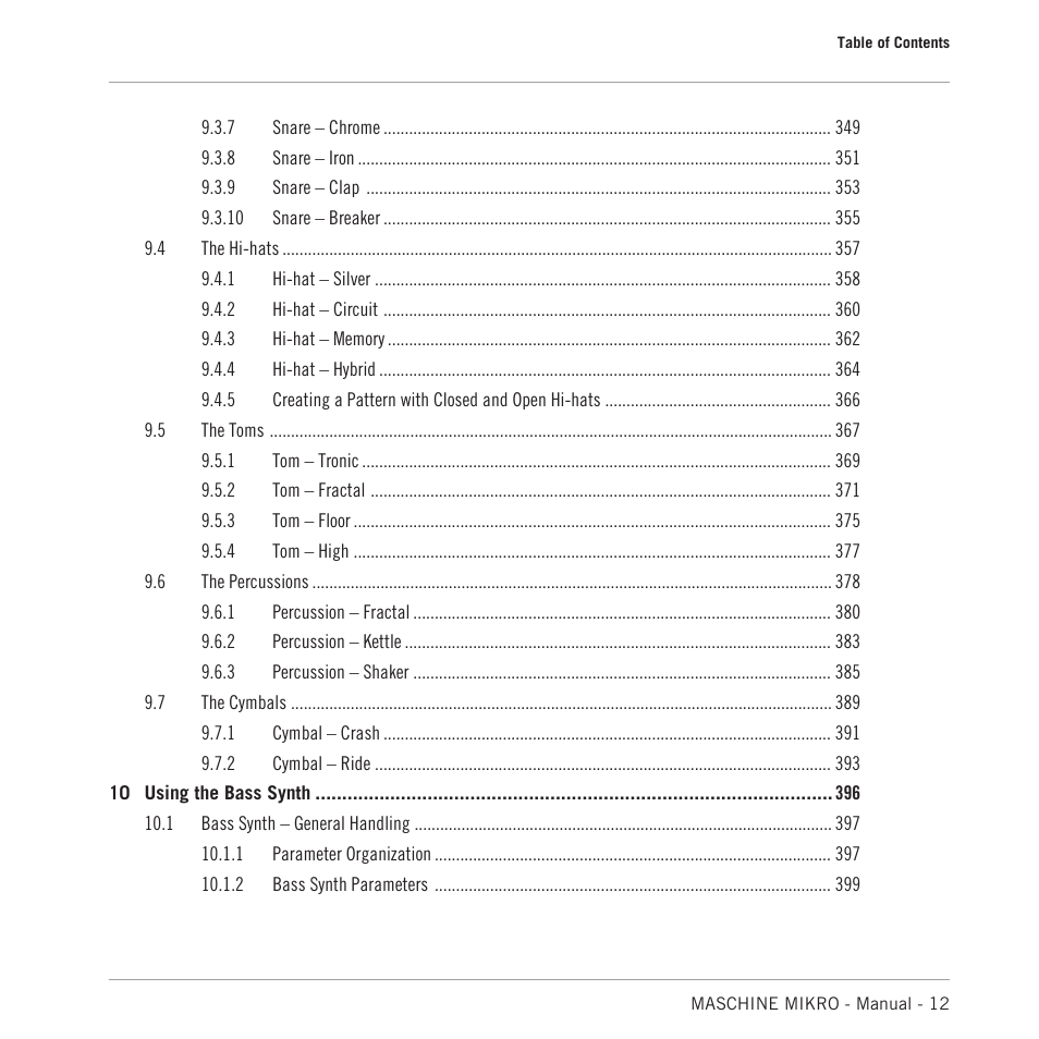 Native Instruments MASCHINE MIKRO MK3 Groove Production Studio (Black) User Manual | Page 12 / 807