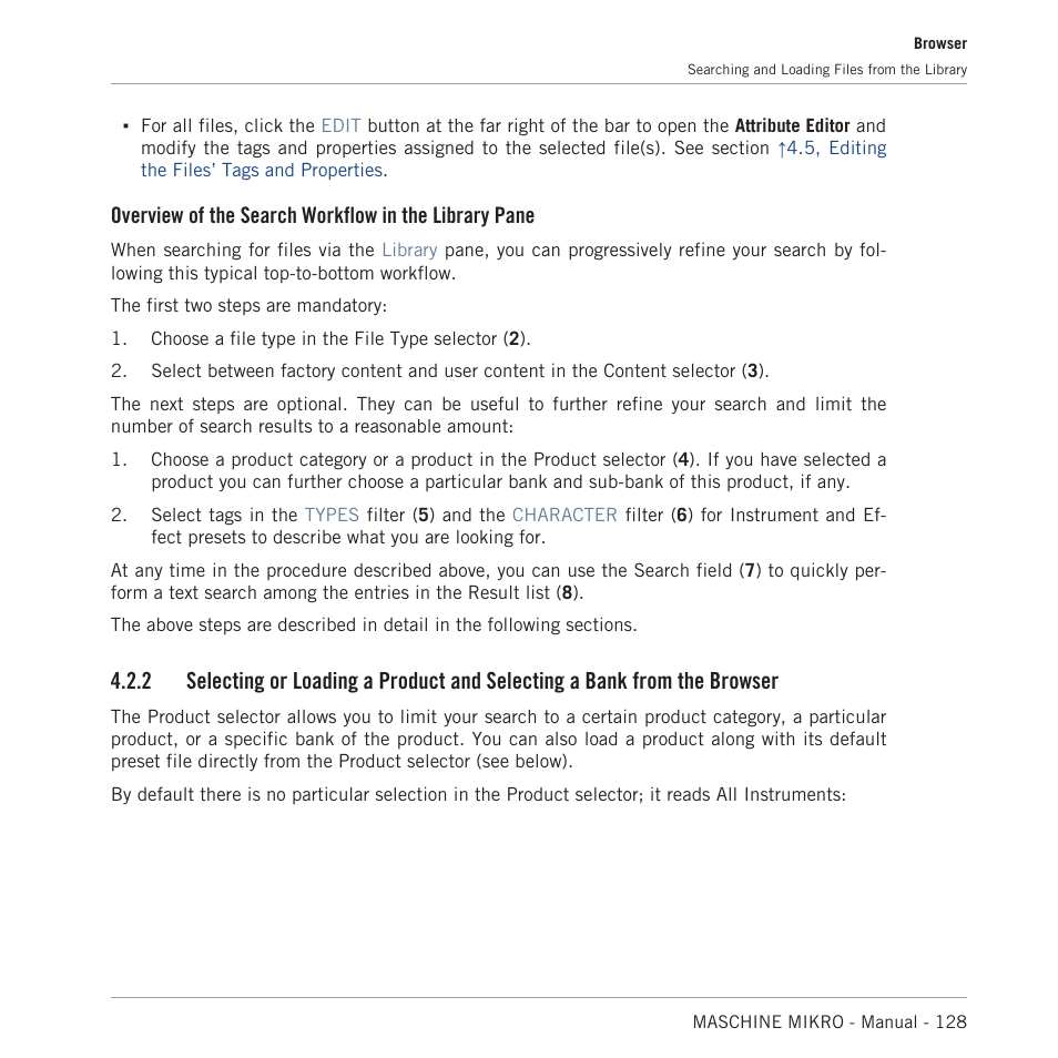 Native Instruments MASCHINE MIKRO MK3 Groove Production Studio (Black) User Manual | Page 128 / 807
