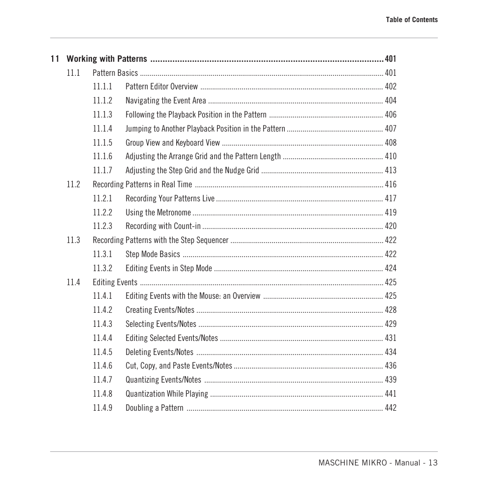 Native Instruments MASCHINE MIKRO MK3 Groove Production Studio (Black) User Manual | Page 13 / 807