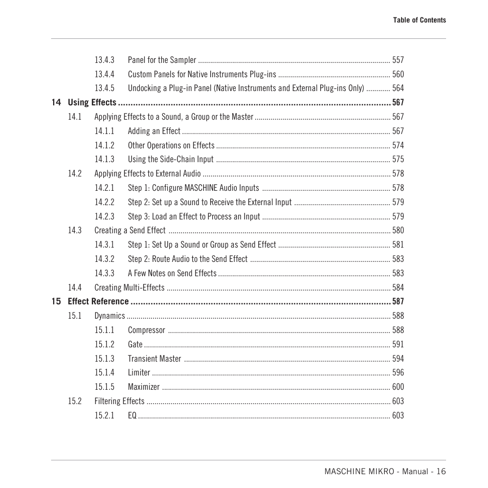 Native Instruments MASCHINE MIKRO MK3 Groove Production Studio (Black) User Manual | Page 16 / 807