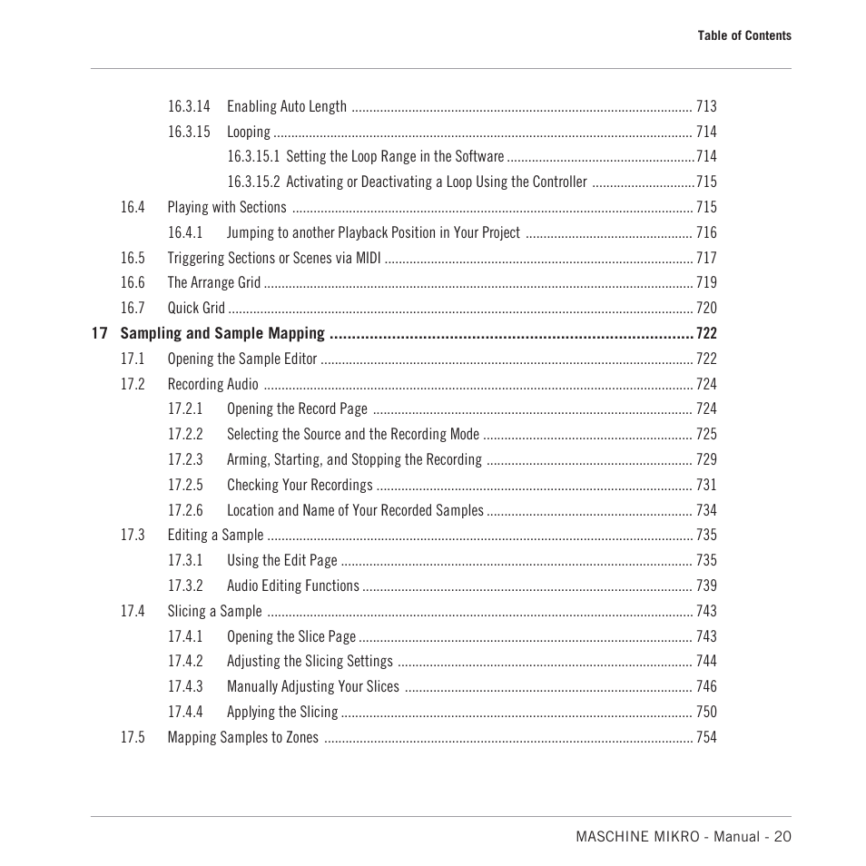 Native Instruments MASCHINE MIKRO MK3 Groove Production Studio (Black) User Manual | Page 20 / 807