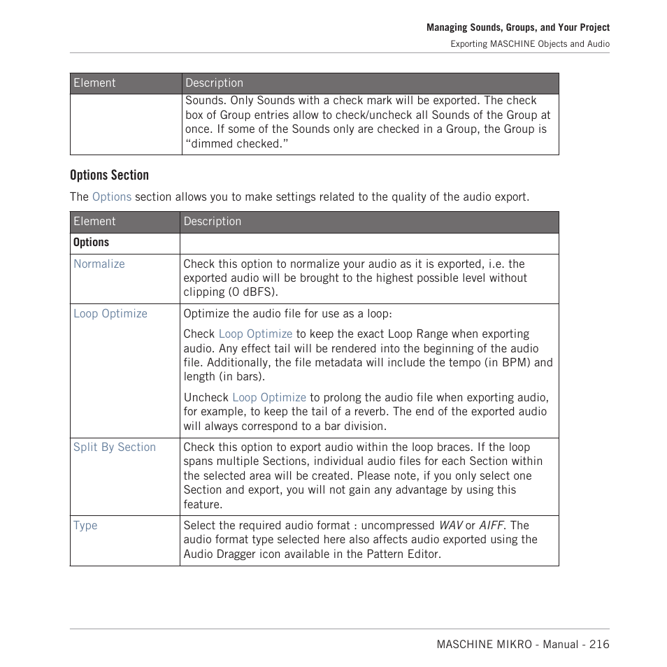 Native Instruments MASCHINE MIKRO MK3 Groove Production Studio (Black) User Manual | Page 216 / 807