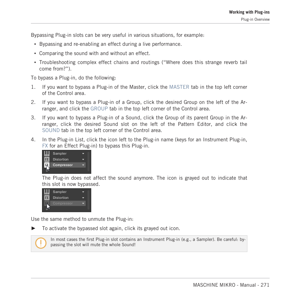 Native Instruments MASCHINE MIKRO MK3 Groove Production Studio (Black) User Manual | Page 271 / 807
