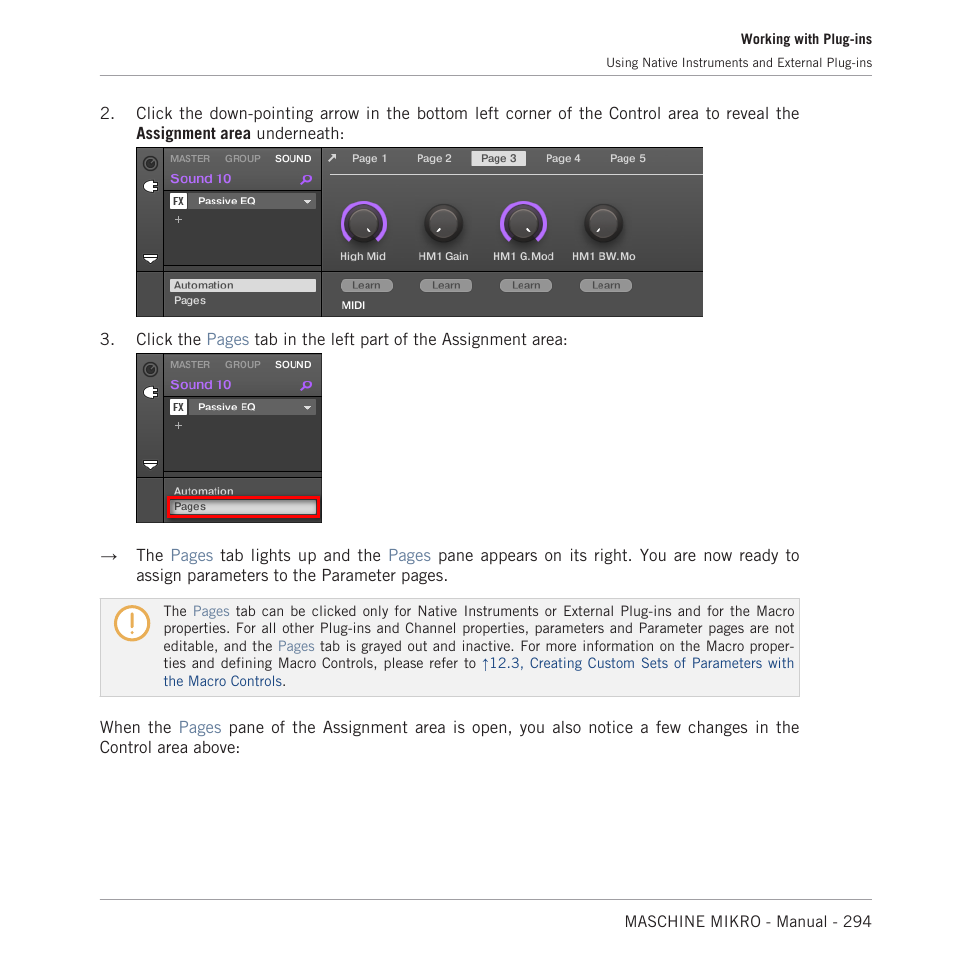 Native Instruments MASCHINE MIKRO MK3 Groove Production Studio (Black) User Manual | Page 294 / 807