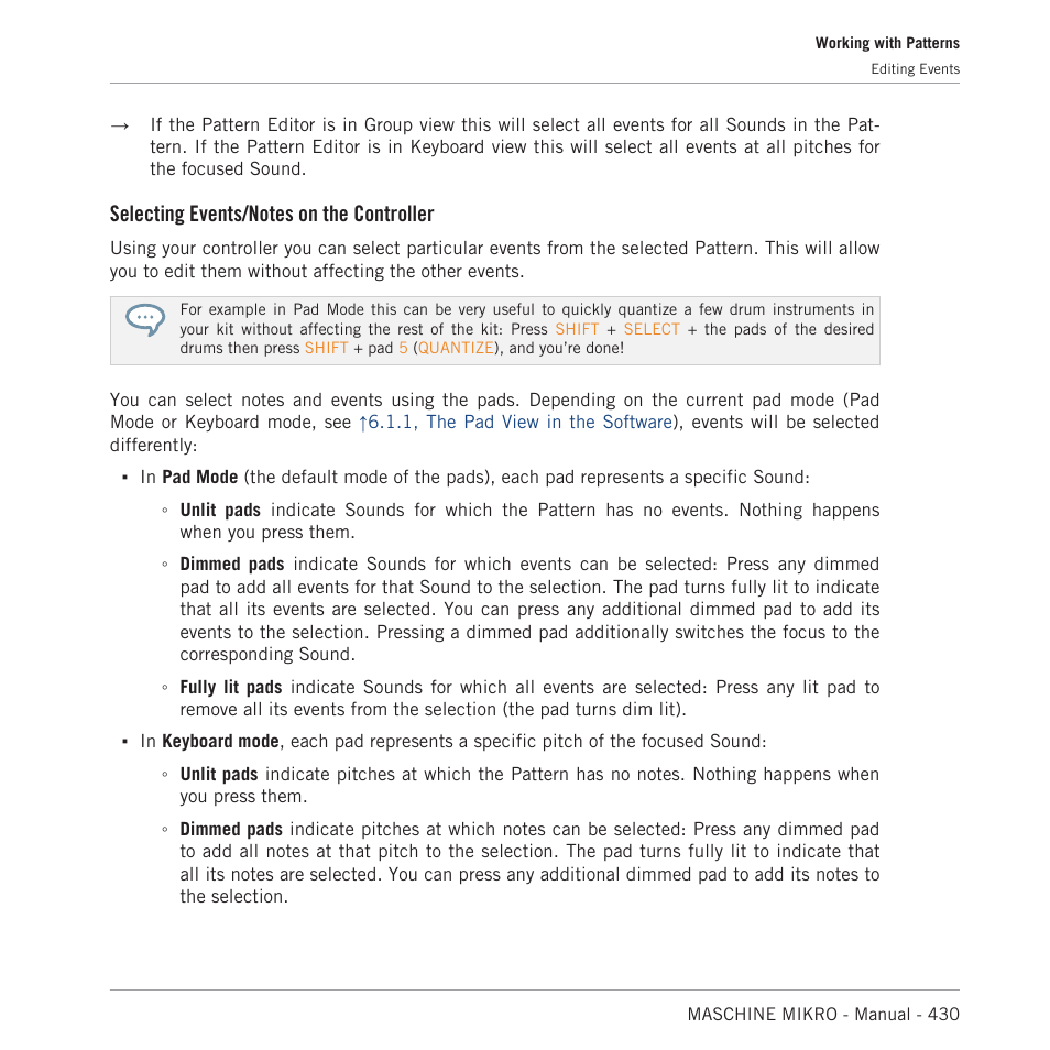 Native Instruments MASCHINE MIKRO MK3 Groove Production Studio (Black) User Manual | Page 430 / 807