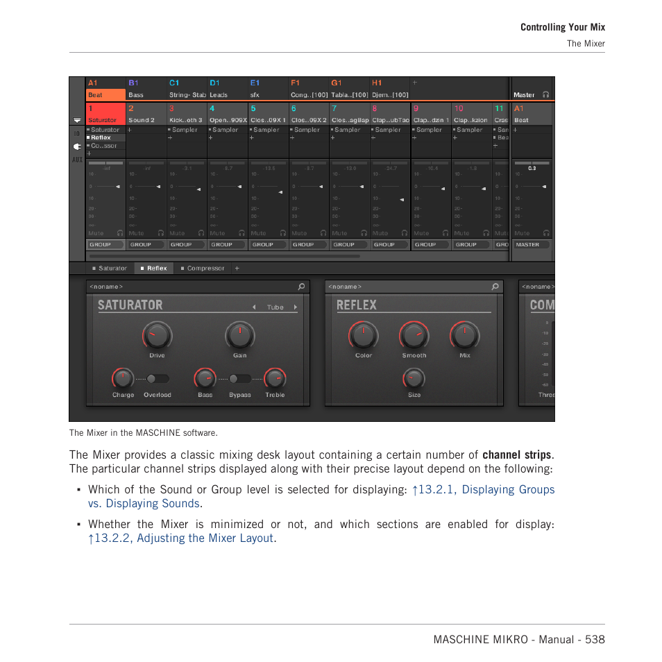 Native Instruments MASCHINE MIKRO MK3 Groove Production Studio (Black) User Manual | Page 538 / 807