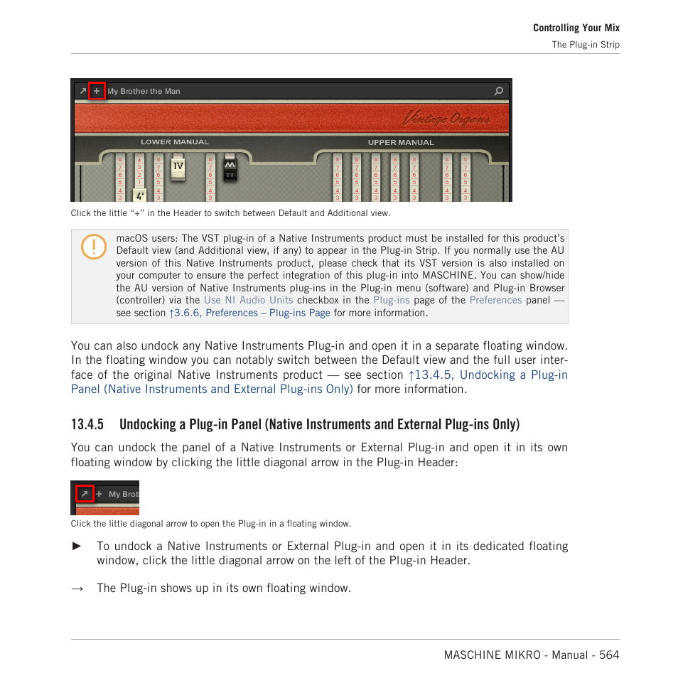 Only) | Native Instruments MASCHINE MIKRO MK3 Groove Production Studio (Black) User Manual | Page 564 / 807