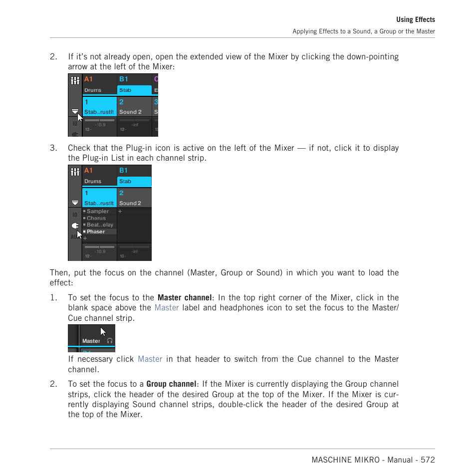 Native Instruments MASCHINE MIKRO MK3 Groove Production Studio (Black) User Manual | Page 572 / 807