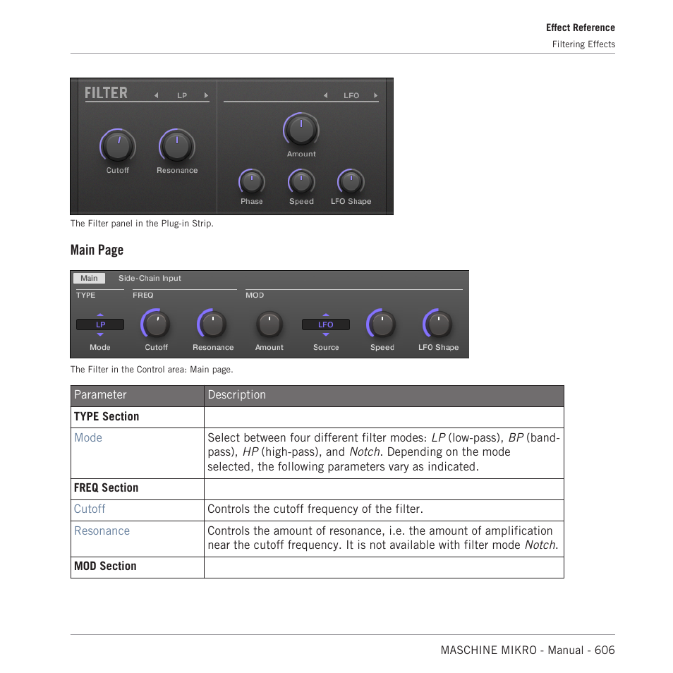 Main page | Native Instruments MASCHINE MIKRO MK3 Groove Production Studio (Black) User Manual | Page 606 / 807