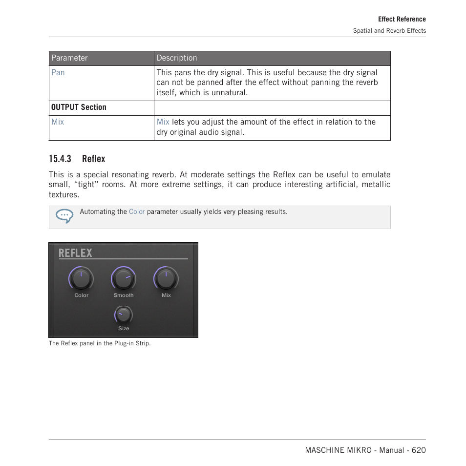 Reflex, 3 reflex | Native Instruments MASCHINE MIKRO MK3 Groove Production Studio (Black) User Manual | Page 620 / 807