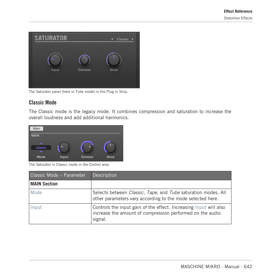 Classic mode | Native Instruments MASCHINE MIKRO MK3 Groove Production Studio (Black) User Manual | Page 642 / 807