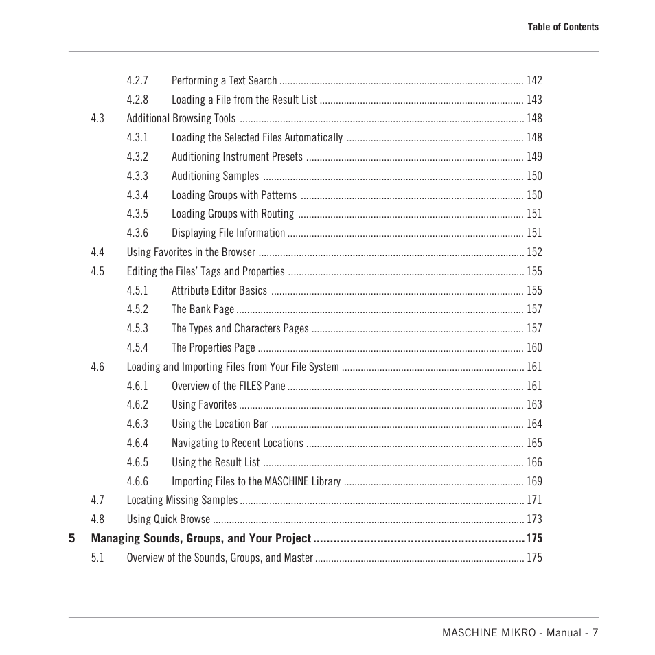 Native Instruments MASCHINE MIKRO MK3 Groove Production Studio (Black) User Manual | Page 7 / 807