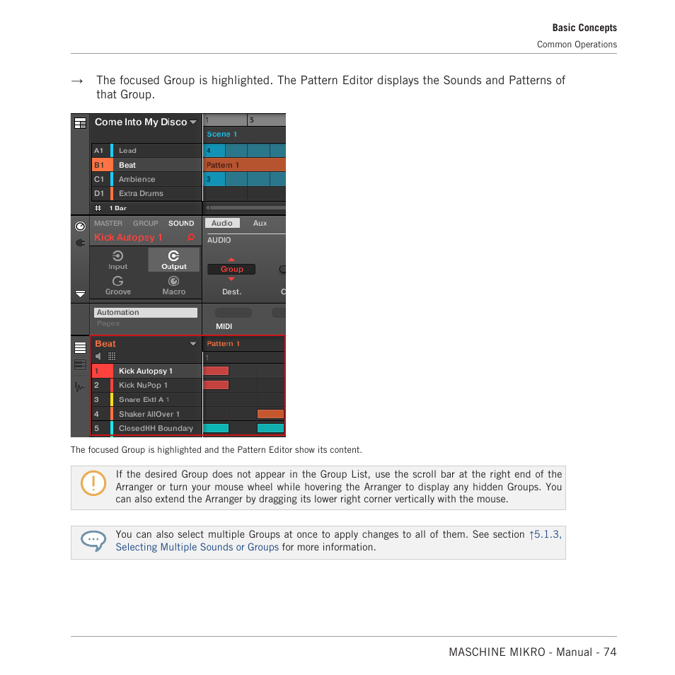 Native Instruments MASCHINE MIKRO MK3 Groove Production Studio (Black) User Manual | Page 74 / 807