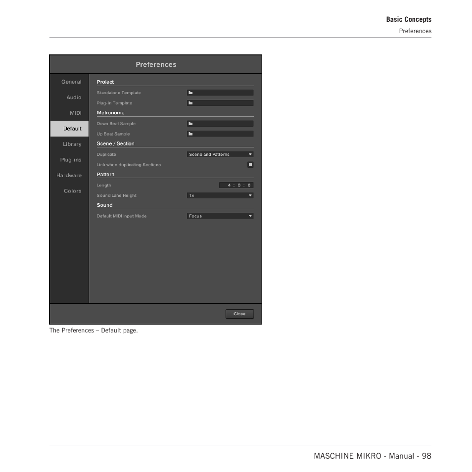 Native Instruments MASCHINE MIKRO MK3 Groove Production Studio (Black) User Manual | Page 98 / 807