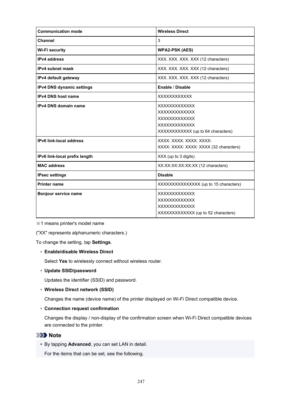 Canon imagePROGRAF TX-3100 36" Printer with Basket User Manual | Page 247 / 1073