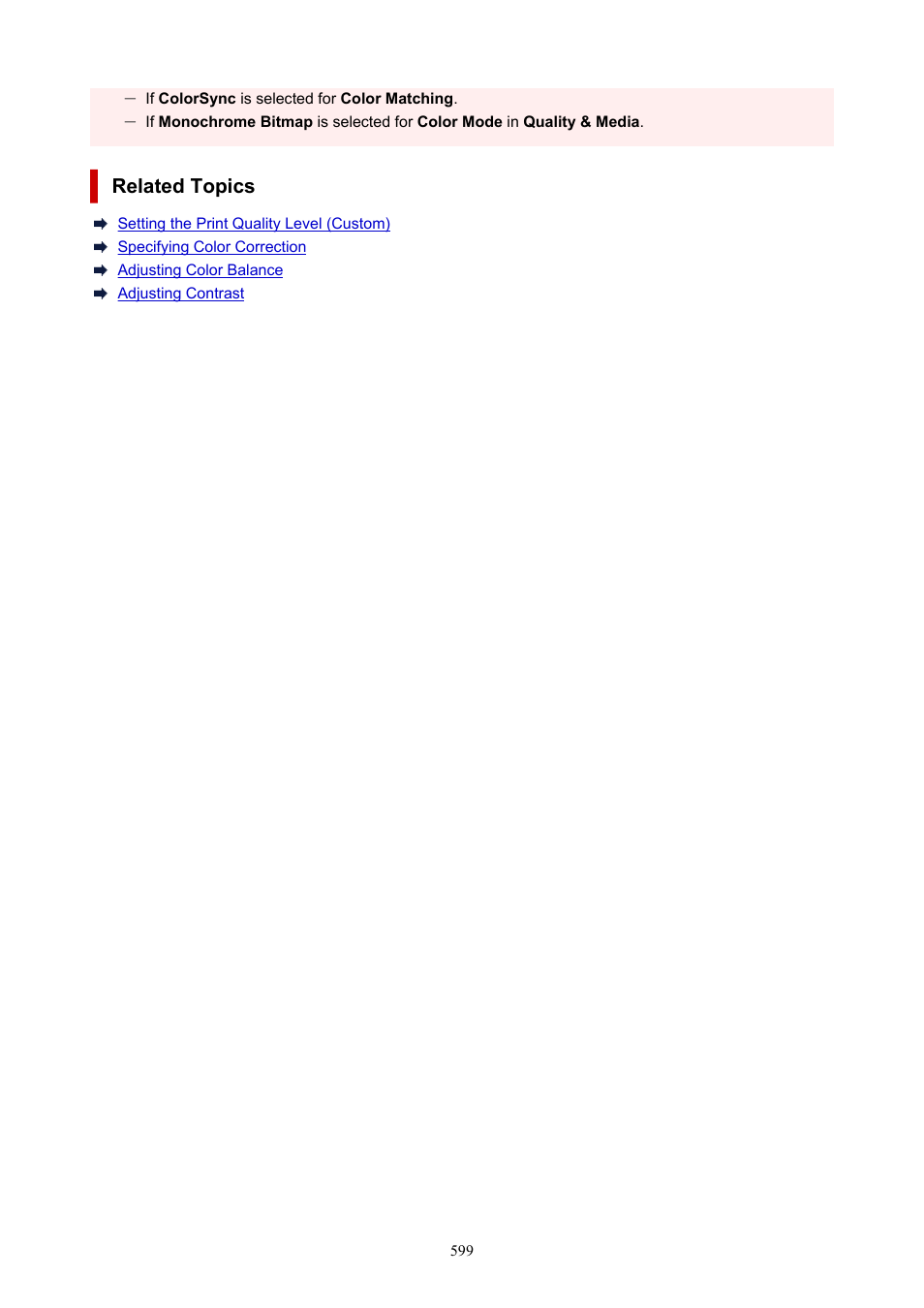 Related topics | Canon imagePROGRAF TX-3100 36" Printer with Basket User Manual | Page 599 / 1073