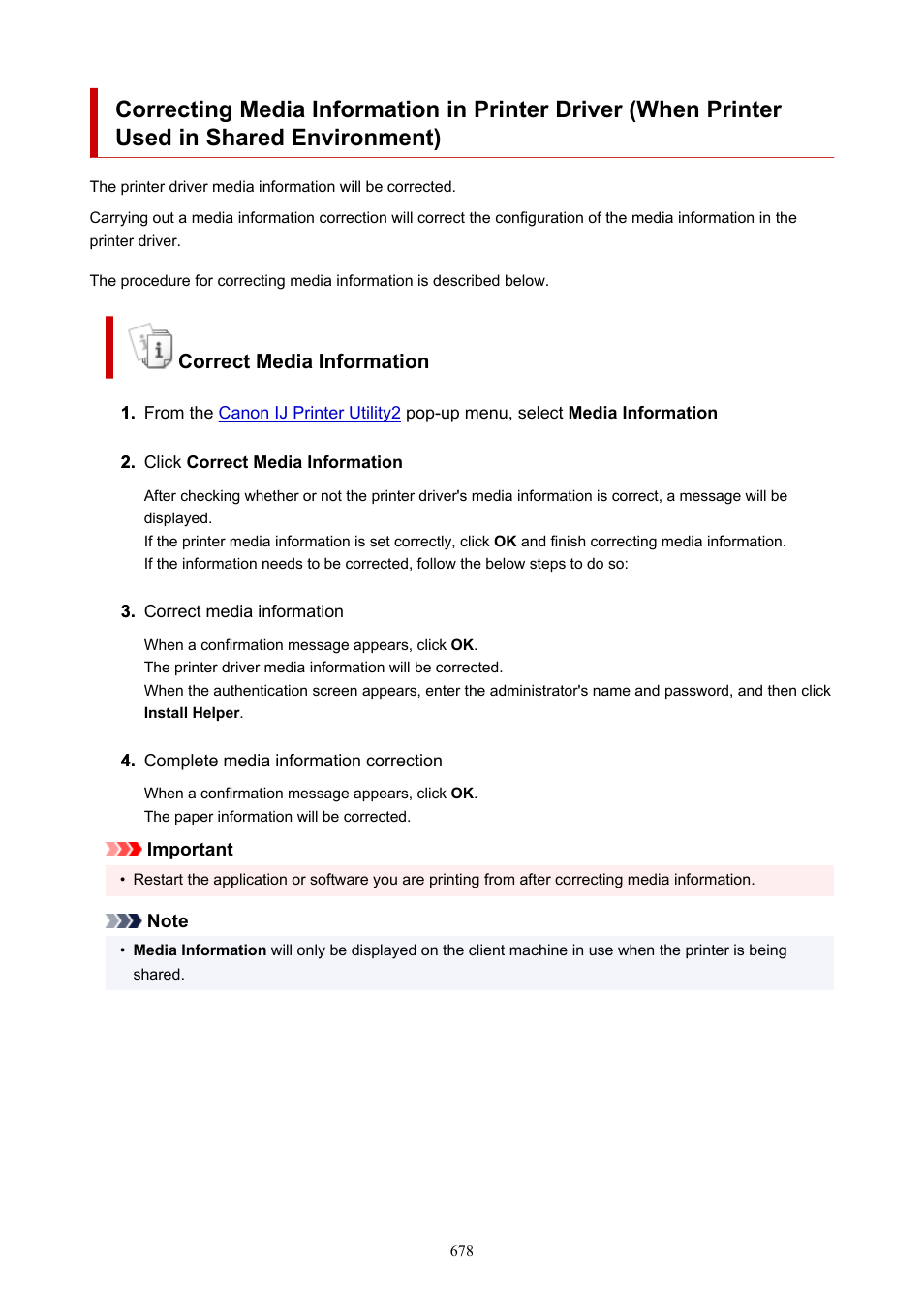 Correct media information | Canon imagePROGRAF TX-3100 36" Printer with Basket User Manual | Page 678 / 1073