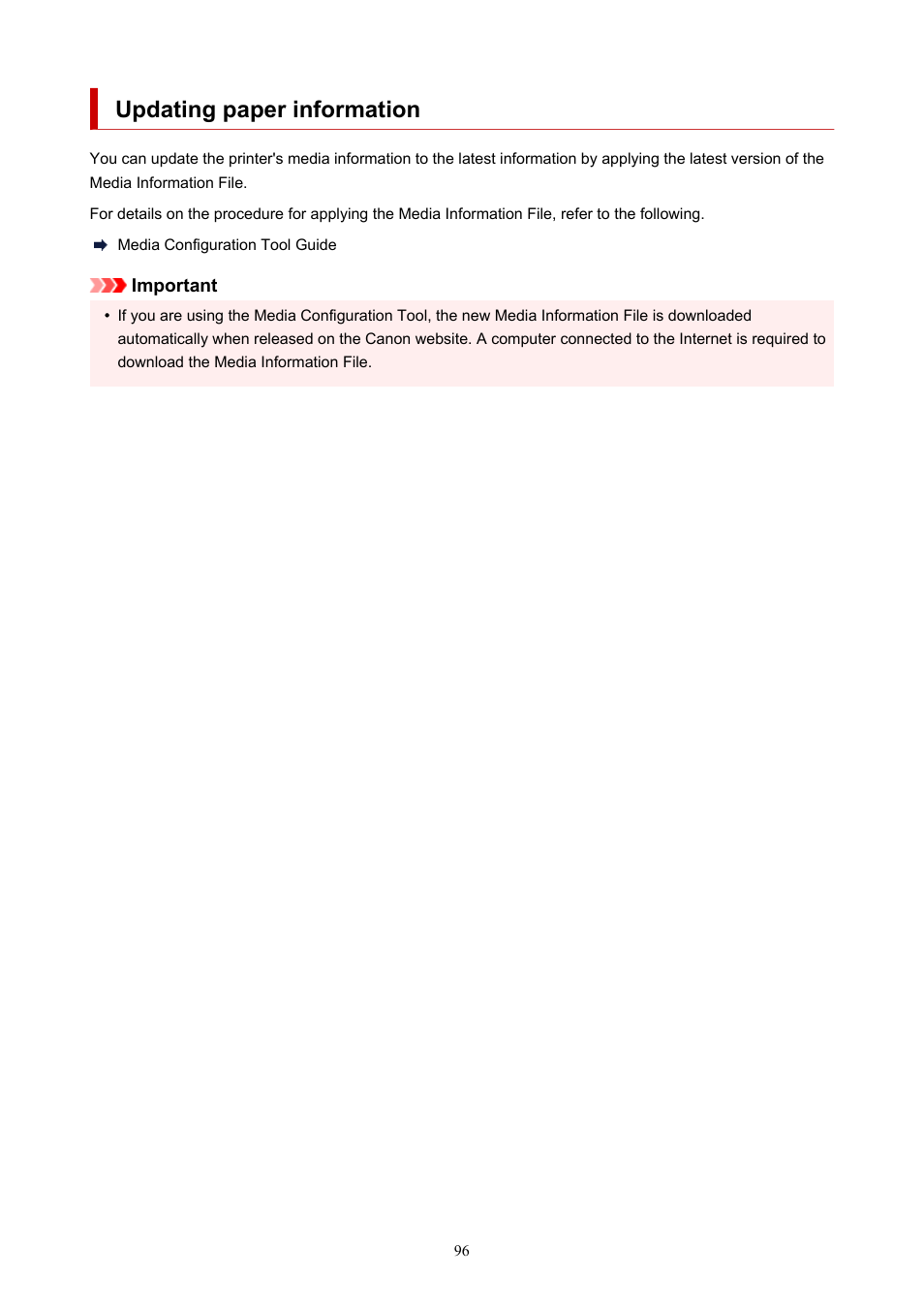 Updating paper information | Canon imagePROGRAF TX-3100 36" Printer with Basket User Manual | Page 96 / 1073