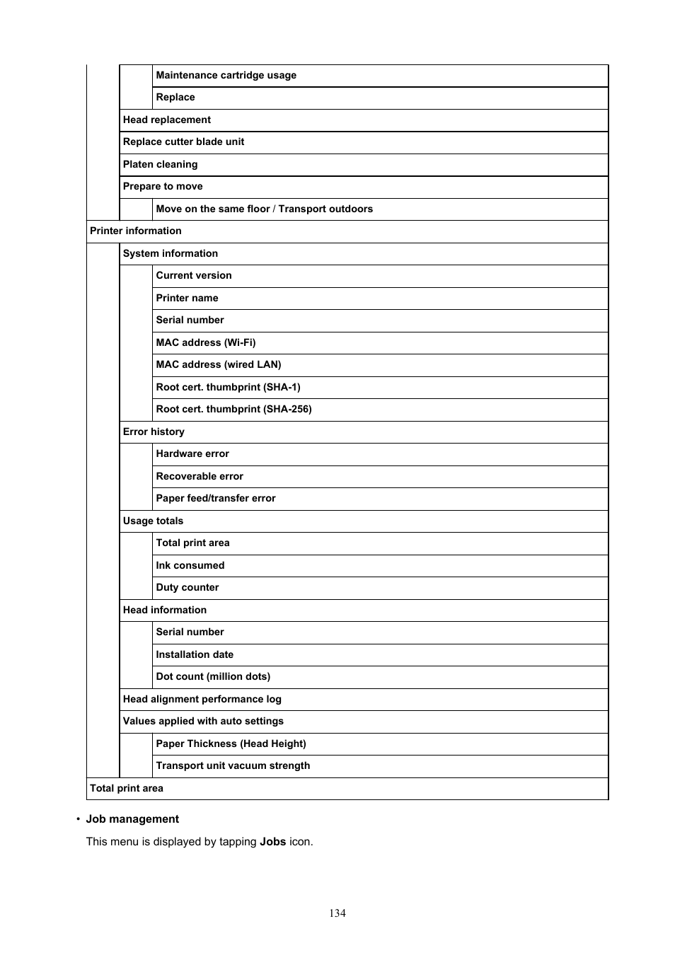 Canon imagePROGRAF TA-20 MFP 24" Large Format Printer with L24ei Scanner and Stand Kit User Manual | Page 134 / 926
