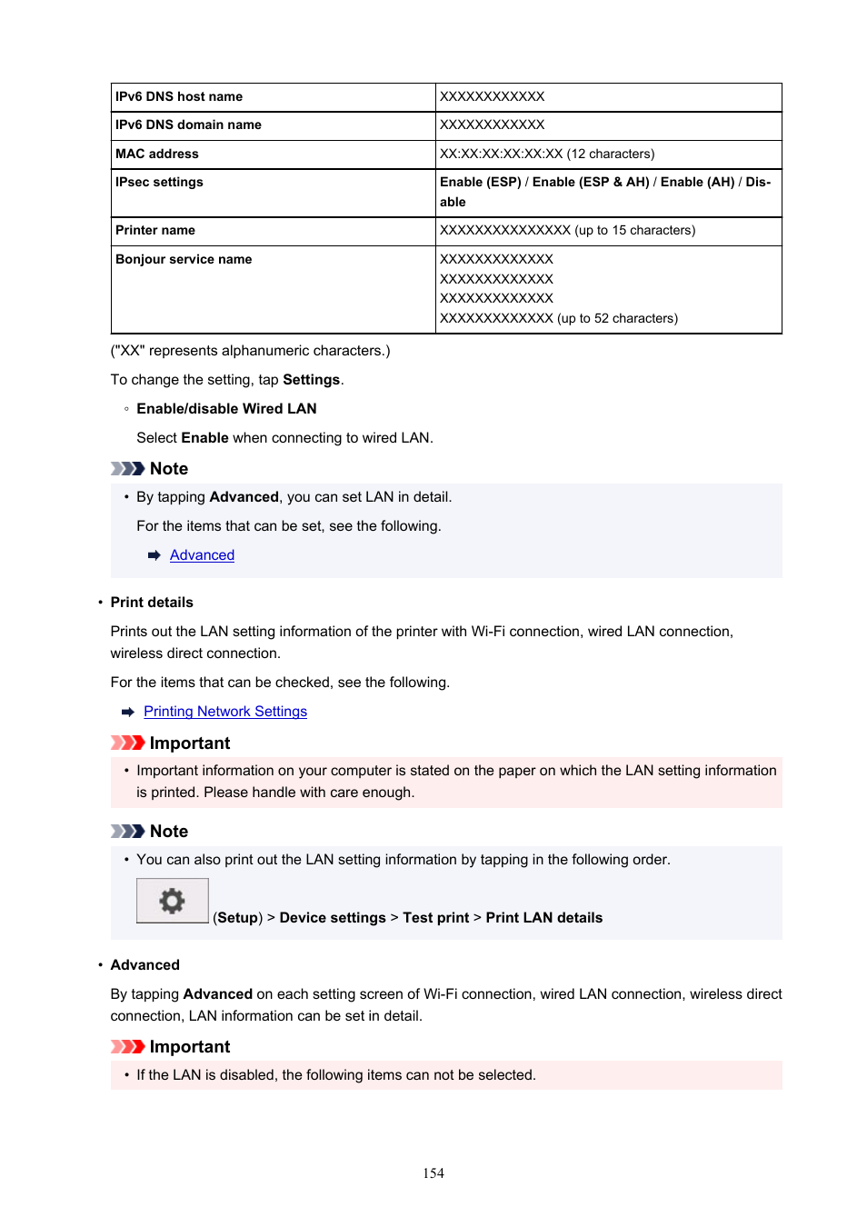 Canon imagePROGRAF TA-20 MFP 24" Large Format Printer with L24ei Scanner and Stand Kit User Manual | Page 154 / 926