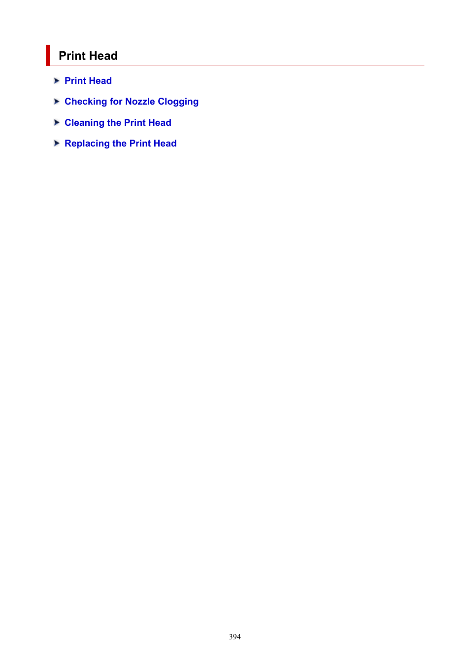 Print head | Canon imagePROGRAF TA-20 MFP 24" Large Format Printer with L24ei Scanner and Stand Kit User Manual | Page 394 / 926