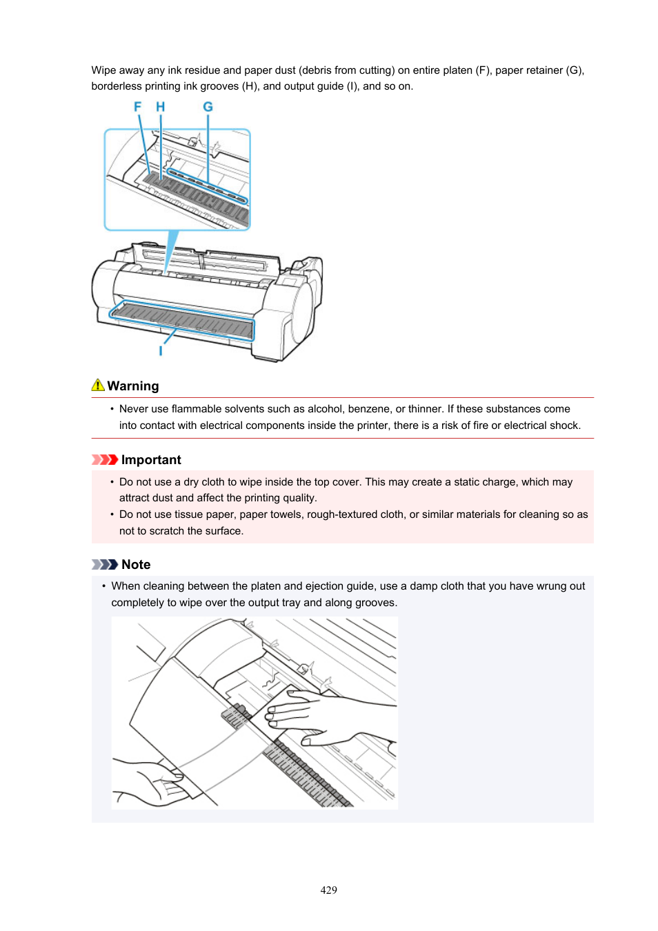 Canon imagePROGRAF TA-20 MFP 24" Large Format Printer with L24ei Scanner and Stand Kit User Manual | Page 429 / 926