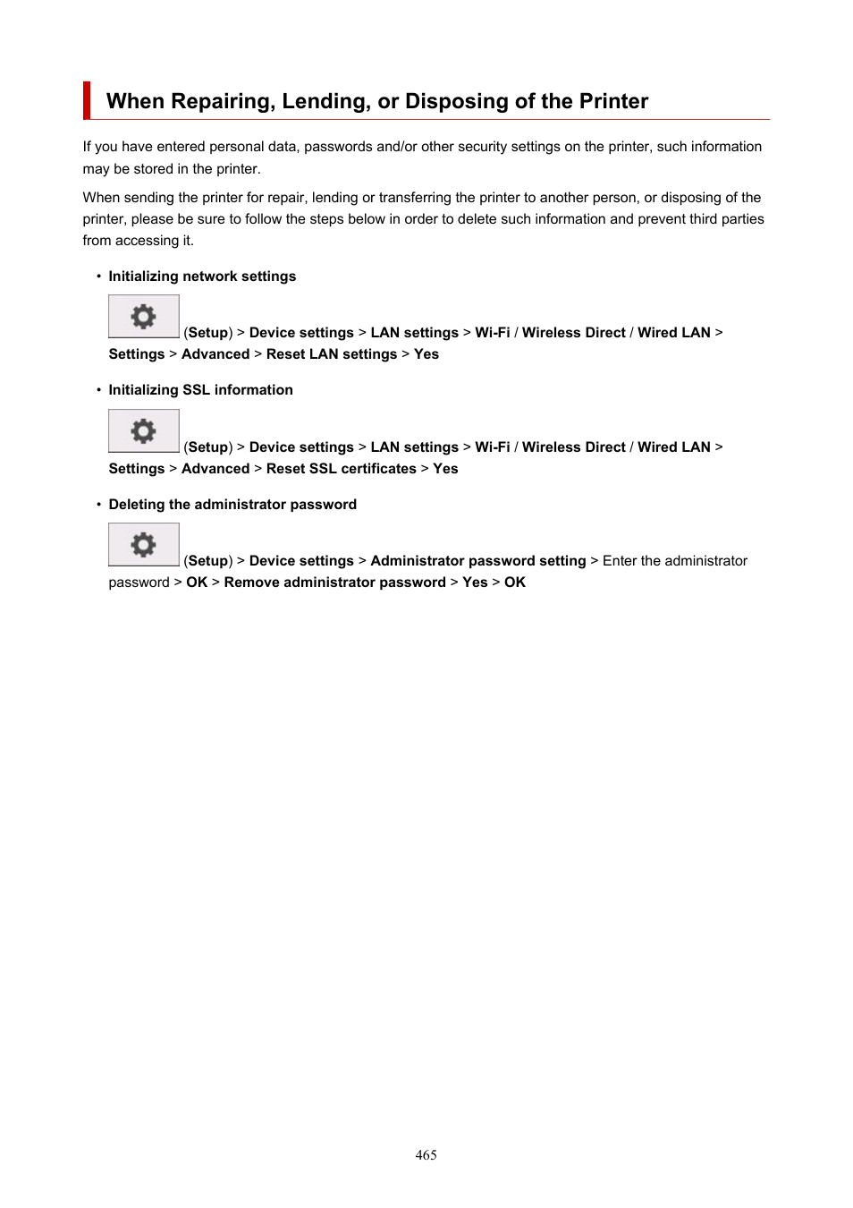 Canon imagePROGRAF TA-20 MFP 24" Large Format Printer with L24ei Scanner and Stand Kit User Manual | Page 465 / 926