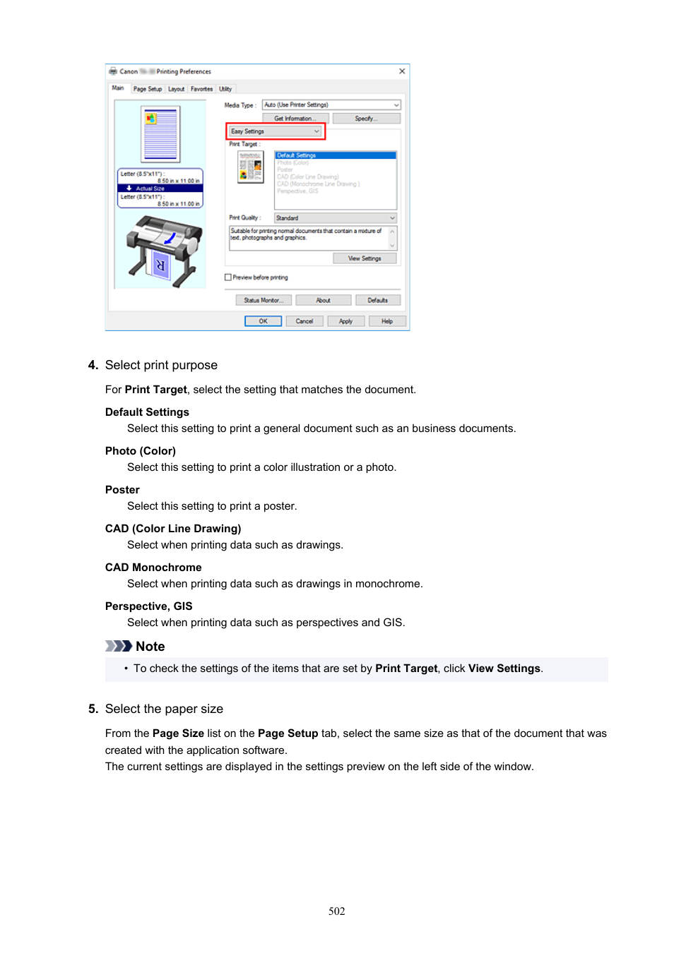 Canon imagePROGRAF TA-20 MFP 24" Large Format Printer with L24ei Scanner and Stand Kit User Manual | Page 502 / 926