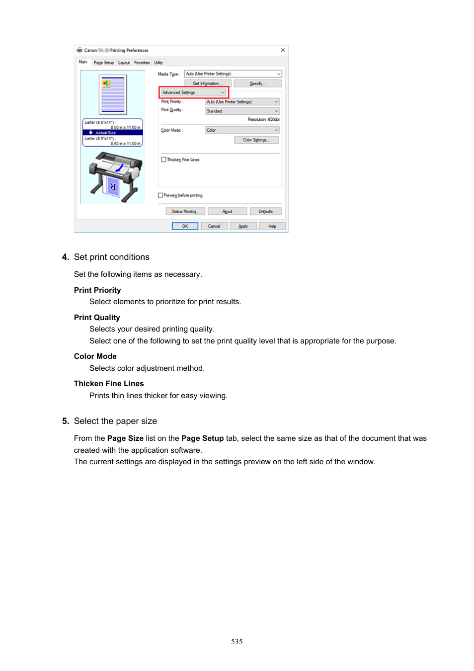 Canon imagePROGRAF TA-20 MFP 24" Large Format Printer with L24ei Scanner and Stand Kit User Manual | Page 535 / 926