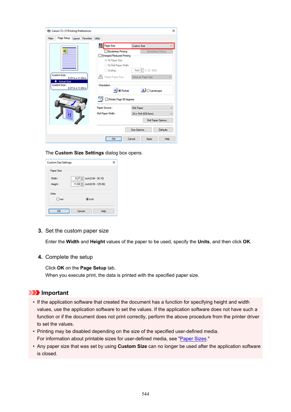 Canon imagePROGRAF TA-20 MFP 24" Large Format Printer with L24ei Scanner and Stand Kit User Manual | Page 544 / 926