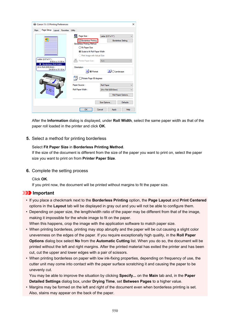 Canon imagePROGRAF TA-20 MFP 24" Large Format Printer with L24ei Scanner and Stand Kit User Manual | Page 550 / 926