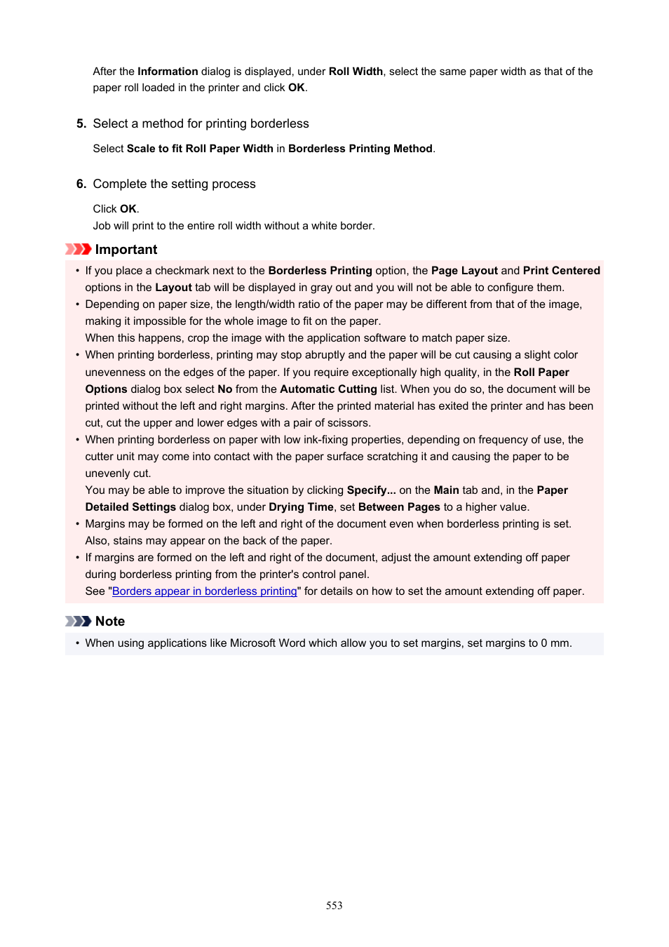 Canon imagePROGRAF TA-20 MFP 24" Large Format Printer with L24ei Scanner and Stand Kit User Manual | Page 553 / 926