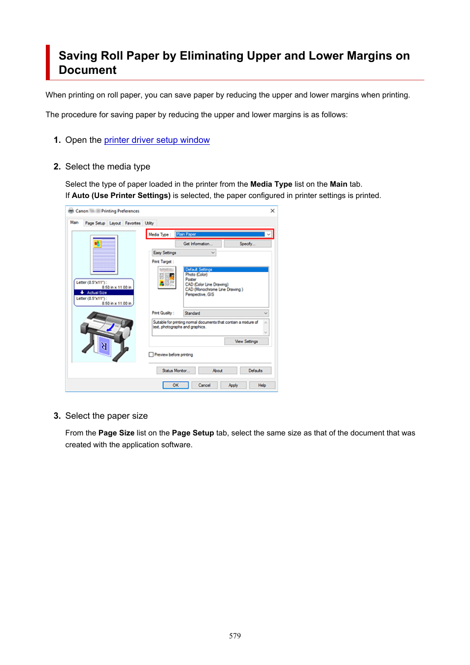 Canon imagePROGRAF TA-20 MFP 24" Large Format Printer with L24ei Scanner and Stand Kit User Manual | Page 579 / 926