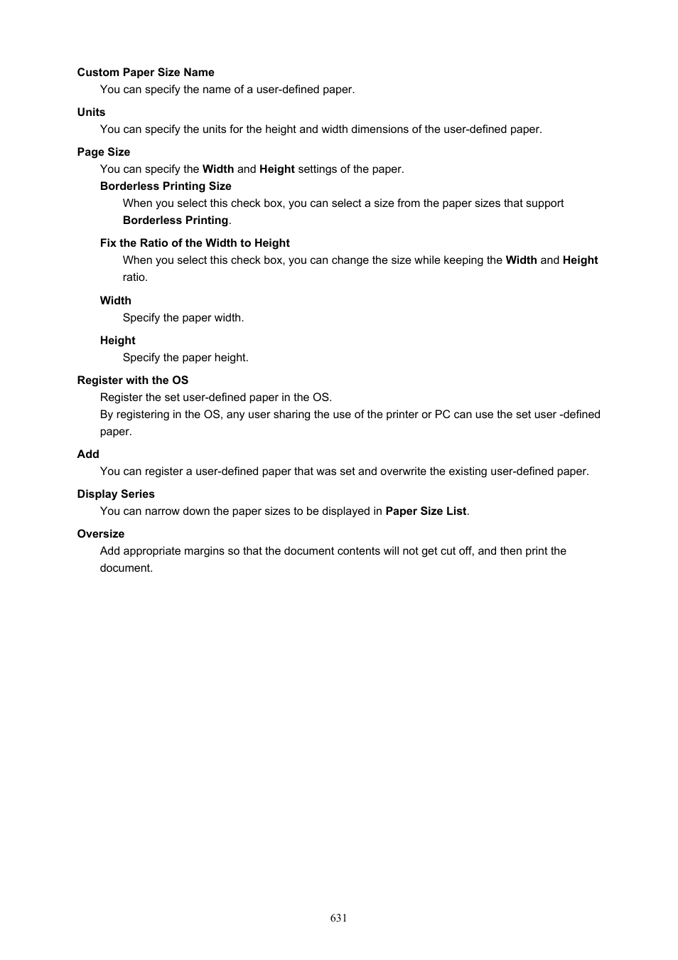 Canon imagePROGRAF TA-20 MFP 24" Large Format Printer with L24ei Scanner and Stand Kit User Manual | Page 631 / 926